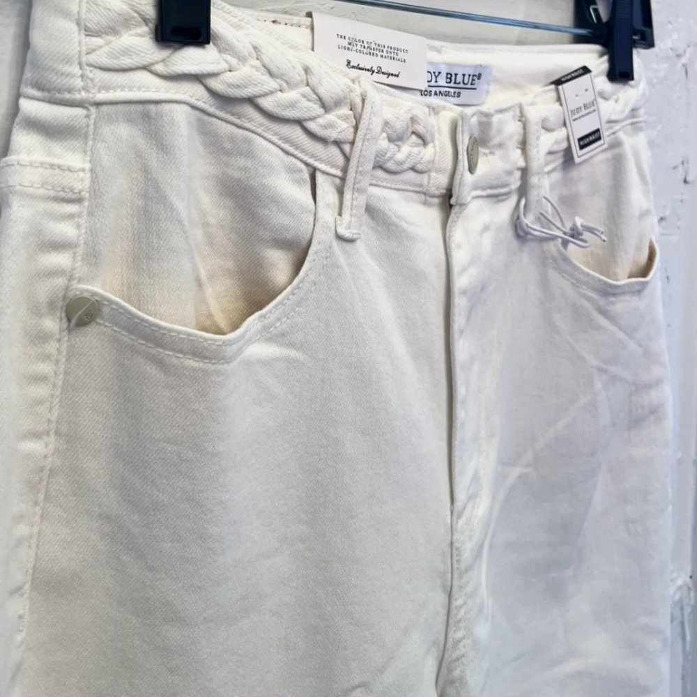 Judy Blue White Wide Leg Size 15/32 Jeans